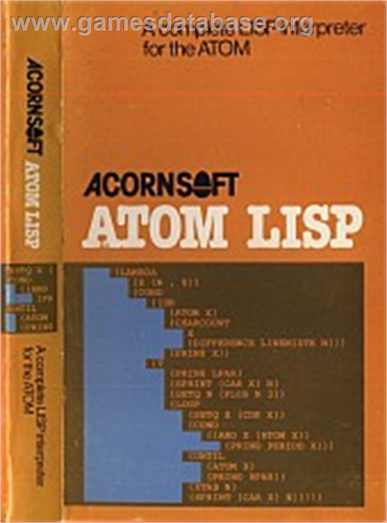 Atom Lisp - Acorn Atom - Artwork - Box