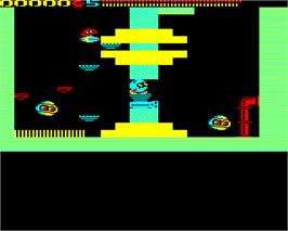 In game image of Network on the Acorn BBC Micro.