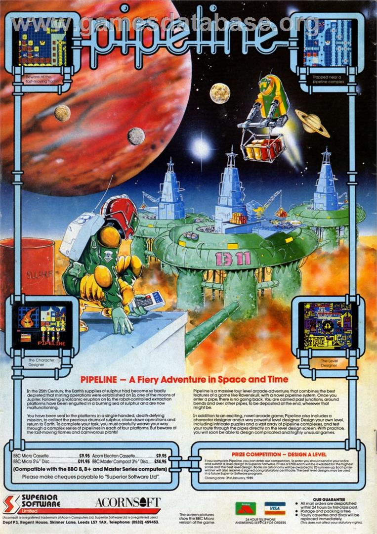 Pipeline - Microsoft DOS - Artwork - Advert