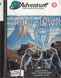 Box cover for Ghost Town on the Acorn Electron.
