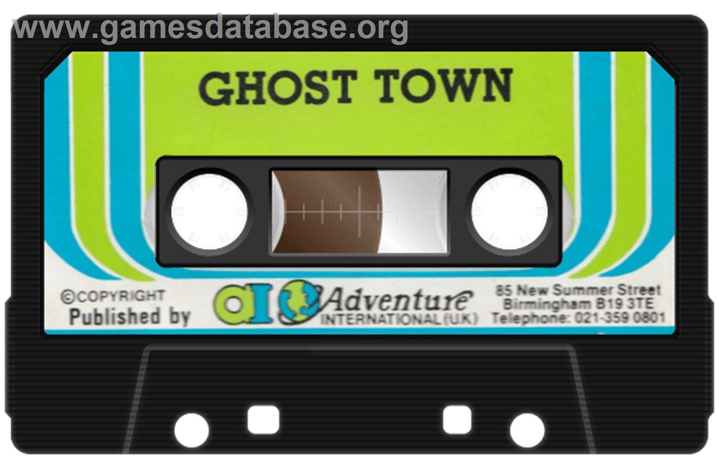 Ghost Town - Acorn Electron - Artwork - Cartridge