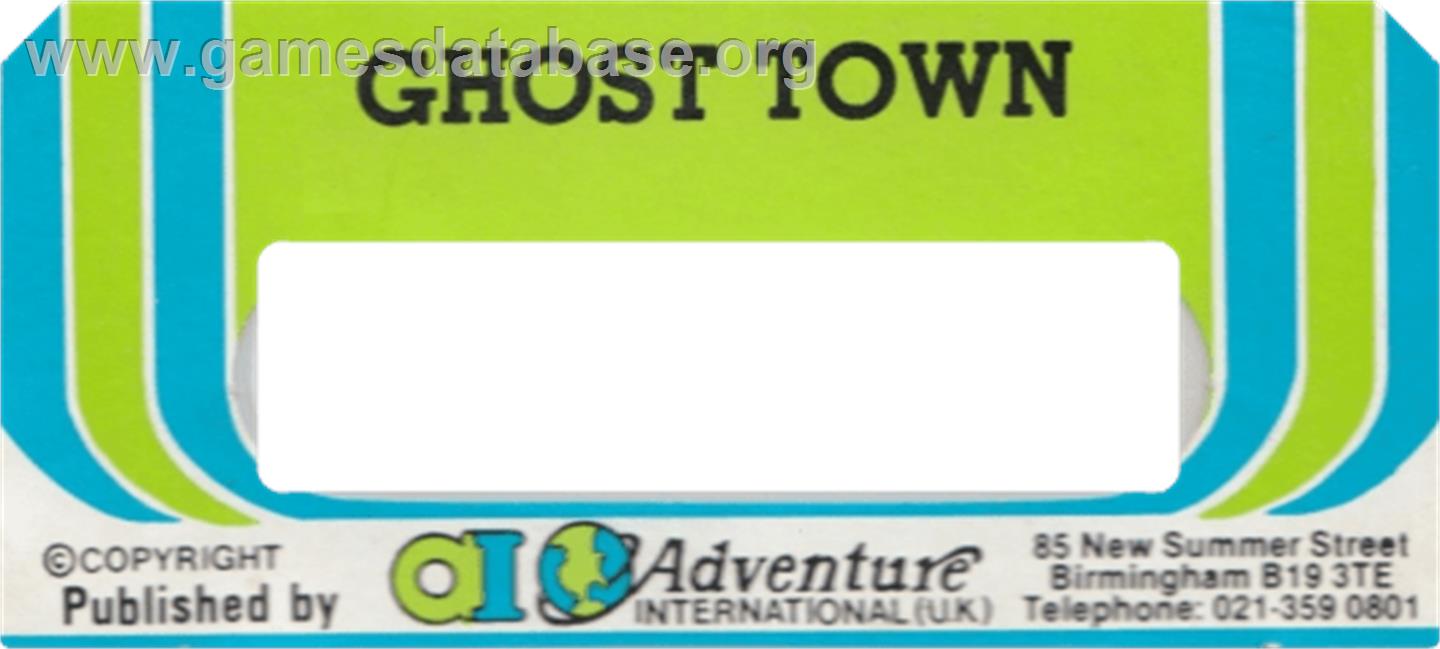Ghost Town - Acorn Electron - Artwork - Cartridge Top