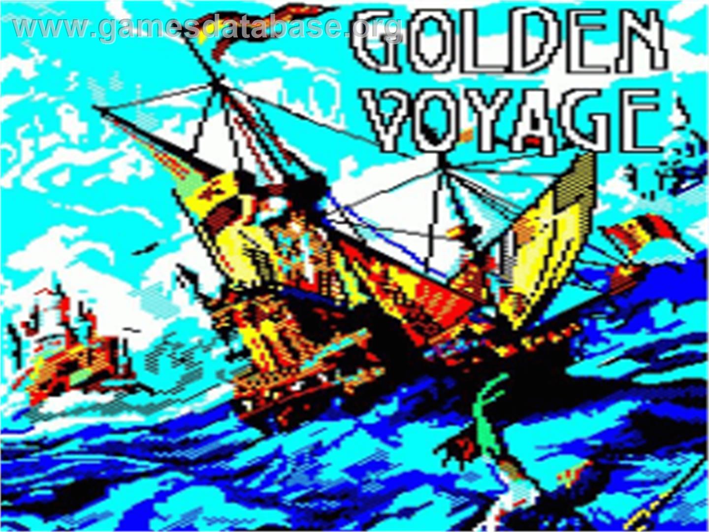 Golden Voyage - Acorn Electron - Artwork - Title Screen