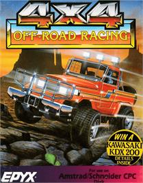 Box cover for 4x4 Off-Road Racing on the Amstrad CPC.