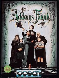 Box cover for Addams Family, The on the Amstrad CPC.