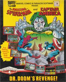 Box cover for Amazing Spider-man: Dr. Doom's Revenge on the Amstrad CPC.