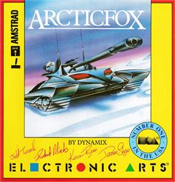 Box cover for Arcticfox on the Amstrad CPC.