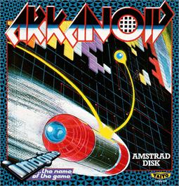 Box cover for Arkanoid on the Amstrad CPC.