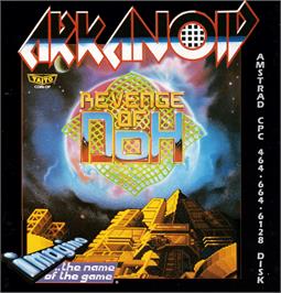Box cover for Arkanoid - Revenge of DOH on the Amstrad CPC.