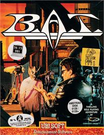 Box cover for BAT on the Amstrad CPC.