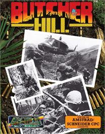 Box cover for Butcher Hill on the Amstrad CPC.