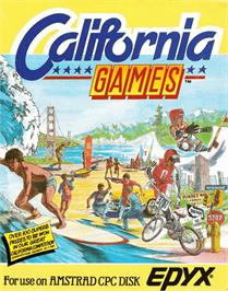 Box cover for California Games on the Amstrad CPC.