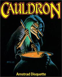Box cover for Cauldron on the Amstrad CPC.