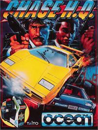 Box cover for Chase H.Q. on the Amstrad CPC.