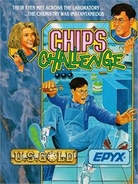 Box cover for Chip's Challenge on the Amstrad CPC.