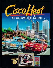 Box cover for Cisco Heat: All American Police Car Race on the Amstrad CPC.