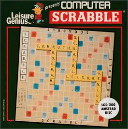Box cover for Computer Scrabble on the Amstrad CPC.
