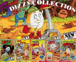 Box cover for Dizzy Collection on the Amstrad CPC.