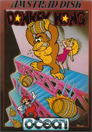 Box cover for Donkey Kong on the Amstrad CPC.