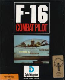 Box cover for F-16 Combat Pilot on the Amstrad CPC.