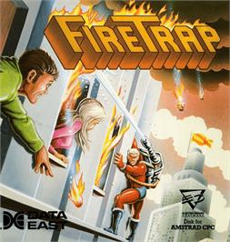 Box cover for Fire Trap on the Amstrad CPC.