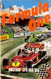 Box cover for Formula 1 on the Amstrad CPC.