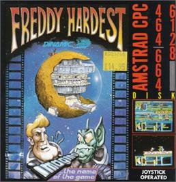 Box cover for Freddy Hardest on the Amstrad CPC.