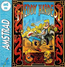 Box cover for Freddy Hardest in South Manhattan on the Amstrad CPC.