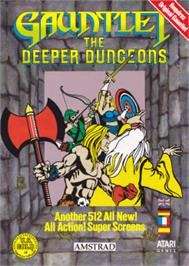 Box cover for Gauntlet the Deeper Dungeons on the Amstrad CPC.