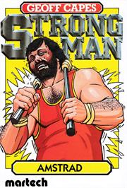 Box cover for Geoff Capes Strongman on the Amstrad CPC.
