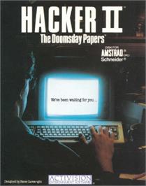 Box cover for Hacker 2: The Doomsday Papers on the Amstrad CPC.