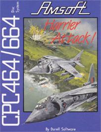 Box cover for Harrier Attack on the Amstrad CPC.