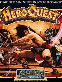 Box cover for Hero Quest: Return of the Witch Lord on the Amstrad CPC.