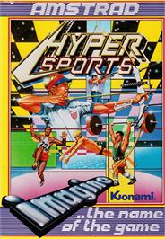 Box cover for Hyper Sports on the Amstrad CPC.