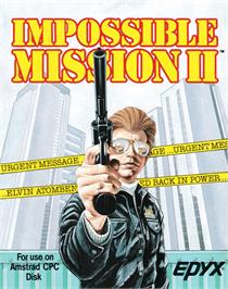 Box cover for Impossible Mission 2 on the Amstrad CPC.