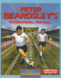 Box cover for International Football on the Amstrad CPC.