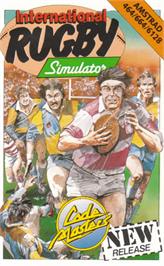 Box cover for International Rugby Simulator on the Amstrad CPC.