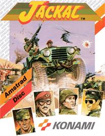 Box cover for Jackal on the Amstrad CPC.