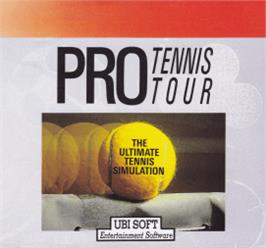 Box cover for Jimmy Connors' Pro Tennis Tour on the Amstrad CPC.