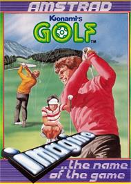 Box cover for Konami's Golf on the Amstrad CPC.