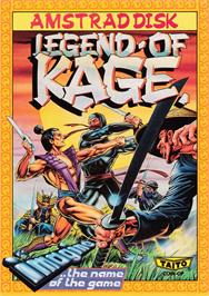 Box cover for Legend of Kage, The on the Amstrad CPC.