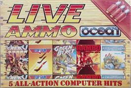 Box cover for Live Ammo on the Amstrad CPC.