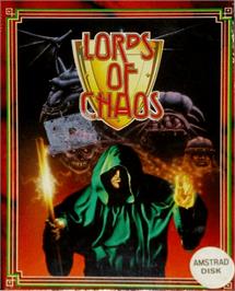Box cover for Lords of Chaos on the Amstrad CPC.