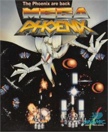 Box cover for Mega Phoenix on the Amstrad CPC.