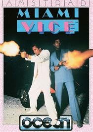 Box cover for Miami Vice on the Amstrad CPC.