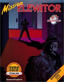 Box cover for Mission Elevator on the Amstrad CPC.