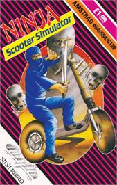 Box cover for Ninja Scooter Simulator on the Amstrad CPC.