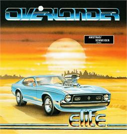 Box cover for Overlander on the Amstrad CPC.