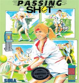 Box cover for Passing Shot on the Amstrad CPC.