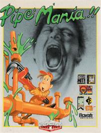 Box cover for Pipe Mania on the Amstrad CPC.